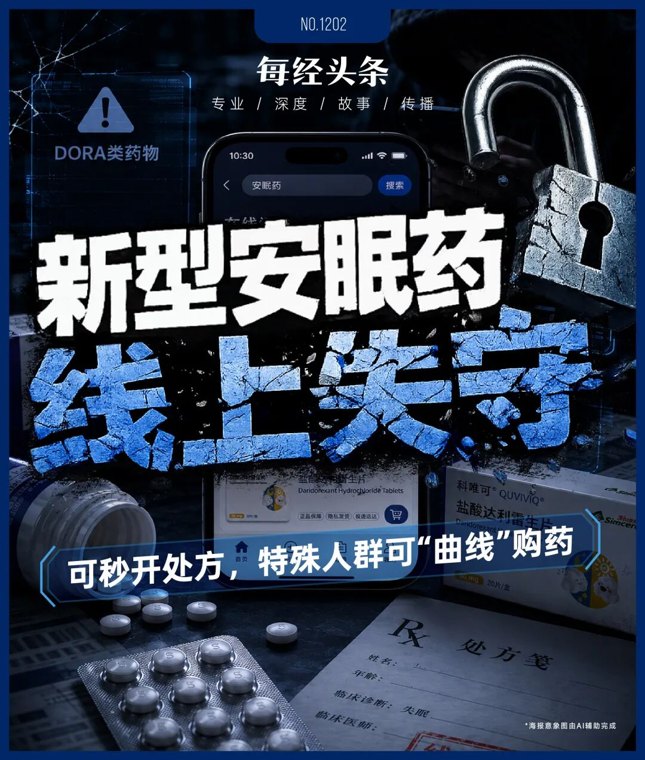 新型安眠药线上失守,同一账号可大量“囤药”